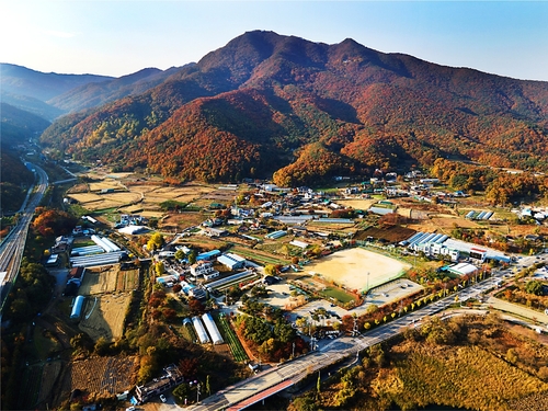 상수원 규제 지역- 남양주시 조안면 전경