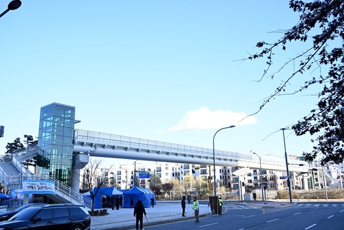 파주시 3일 '운정신도시~야당동 간 보도육교 설치' 준공식 개최