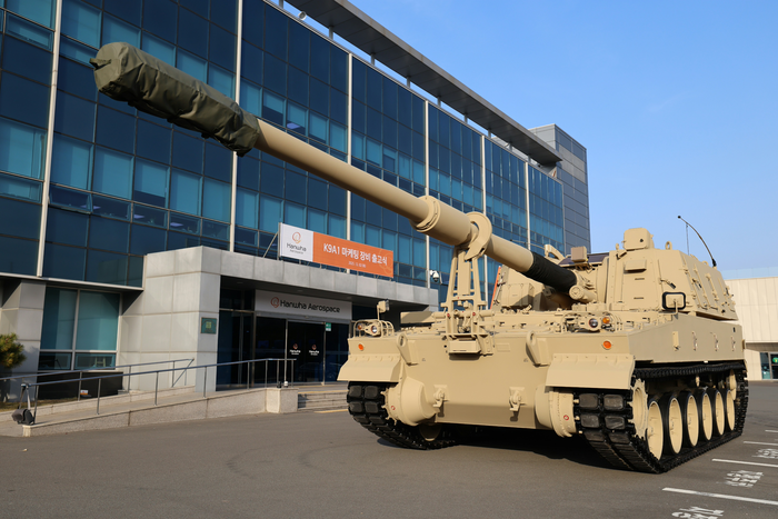 지난 2일 한화에어로스페이스가 창원3사업장에서 연구·개발(R&D) 및 마케팅용으로 출하한 K-9A1 자주포. 사진=한화에어로스페이스 제공