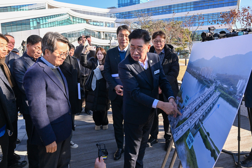 전진선 양평군수-김동연 경기도지사 4일 '양근대교 건설 사업설명회' 운영
