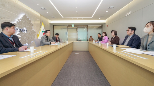 신계용 과천시장-임태희 경기도교육감 4일 '과천시 교육구조 개선 연구용역' 결과 논의