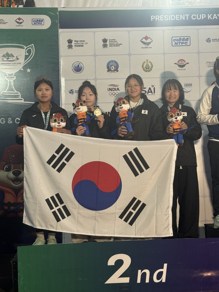 길주중 카누부 김민정, 아시아 무대서 은메달… 차세대 에이스 부상