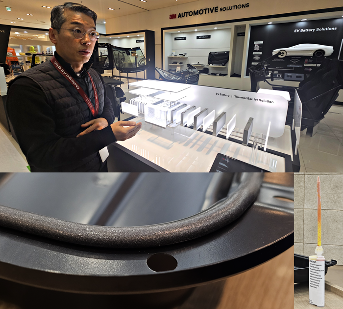 자동차 사업부와 자동화 제품에 대해 소개하는 주형석 한국쓰리엠 상무. 사진=박규빈 기자