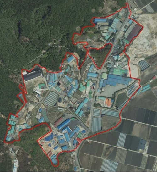 양주시 입암1지구 위치도