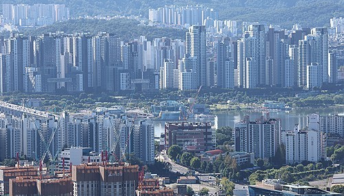 서울 한강벨트 아파트 전경