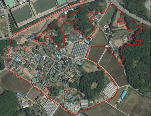 양주시 구암지구 위치도