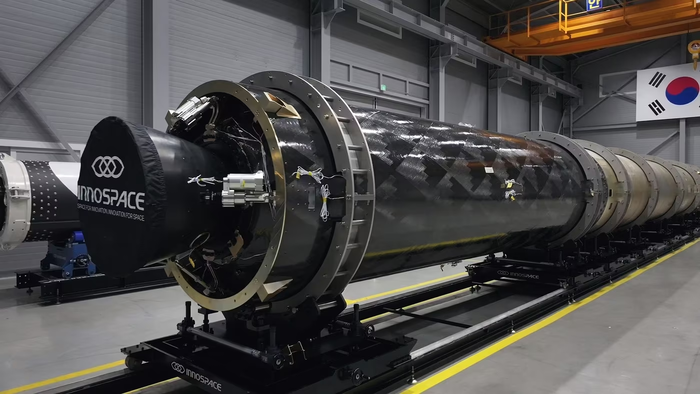 우주 발사체 '한빛-나노'. 사진=이노스페이스 제공