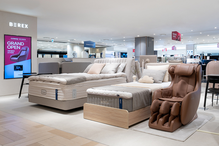 11일 코웨이가 롯데백화점 강남점 8층에 입점시킨 '코웨이 갤러리' 롯데 강남 직영점 내부 전경. 사진=코웨이