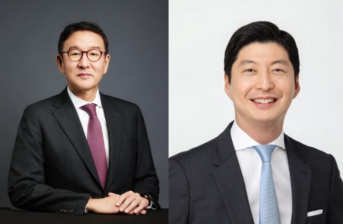 허용수 GS 에너지 부회장(왼쪽)과 허세홍 GS칼텍스 부회장.