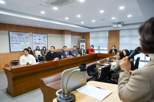 안산시의회 예산결산특별위원회 15일 단원보건소 대상으로 현장활동 실시