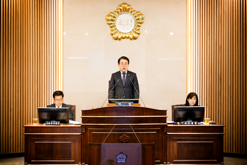 조성대 남양주시의회 의장 제316회 제2차 정례회 폐회 선포