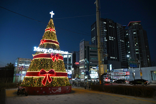 시흥의 겨울, 크리스마스트리- 신천역