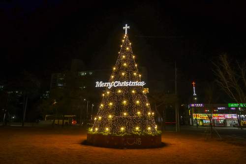 시흥의 겨울, 크리스마스투리- 오이도역광장