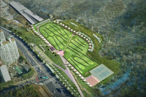 의정부시 송산2동 정책로드맵- 부용파크골프장 조감도