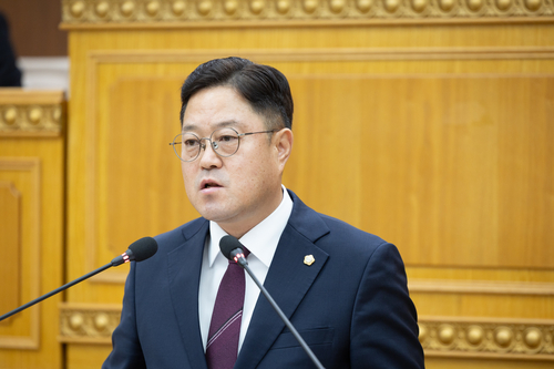 김현수 양주시의회 의원 18일 '가설울타리(가설가림막) 안전관리 및 품질 기준 점검강화 촉구 건의안' 대표 발의