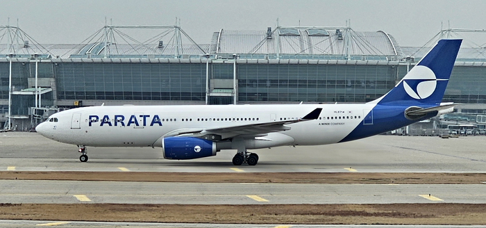 파라타항공 A330-200 여객기. 사진=박규빈 기자