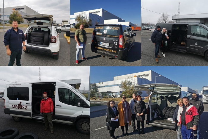 2025 한국타이어 헝가리공장 타이어 기부 프로그램. 사진=한국타이어 제공