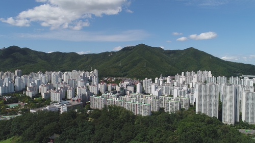 군포시 산본신도시 전경