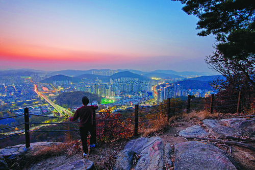 안양시 안양9경 중 4경 망해암 일몰