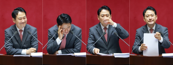 국민의힘 장동혁 대표, 필리버스터 최장 기록 경신