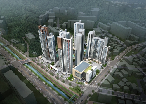 안양시 양지마을 주거재생혁신지구 조감도