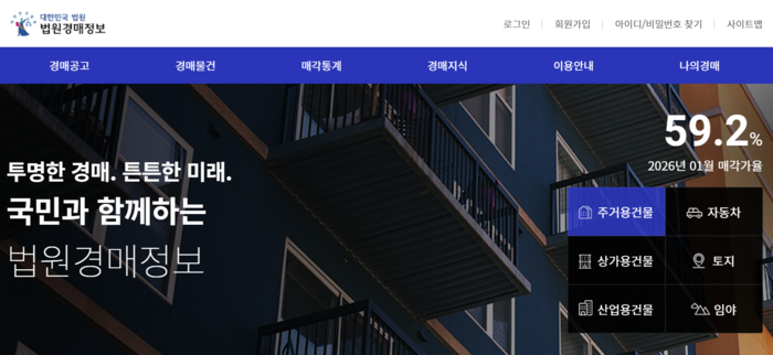 법원 경매 홈페이지