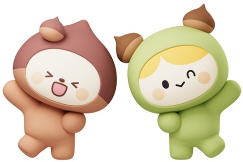 과천시 3D응용형 소통캐릭터 송이-율이