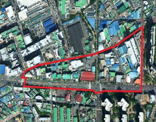 부천시 약대1지구 지적재조사사업 대상지