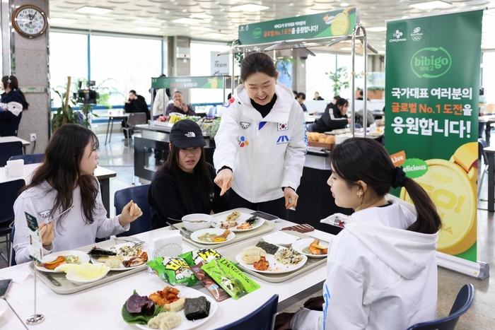 CJ, 태릉·진천에서 국가대표 선수들에게 K-푸드 특식 제공
