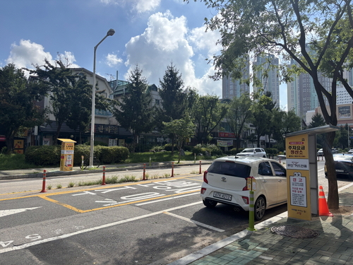 고양특례시 백석동 노상주차장(백석역 6번 출구~안산공원)