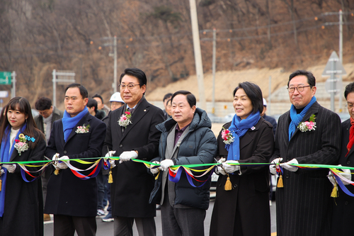 남양주시 12일 국지도86호선 준공 현장에서 시민과 안전-편의 점검