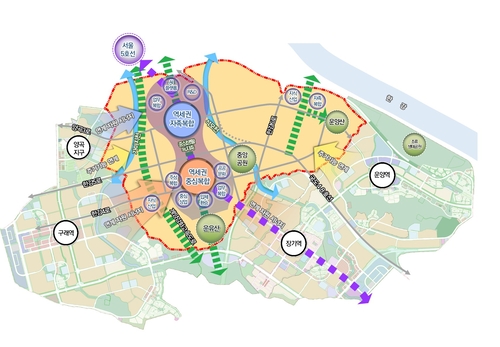 김포시 김포한강2콤팩트시티 계획도