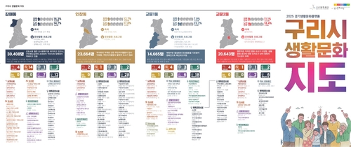 구리문화재단  '구리시 생활문화지도' 제작-배포