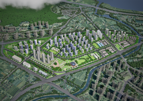 김포시 걸포4지구 도시개발사업 조감도