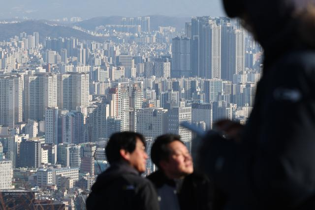 서울 시내 아파트 전경.