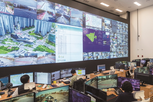 고양특례시 고양스마트시티센터 관제실