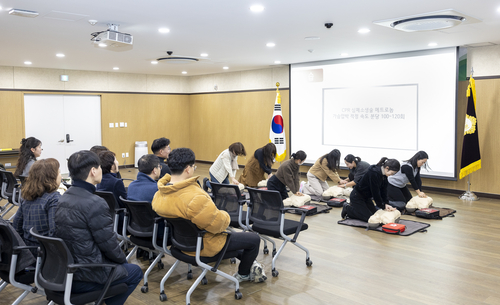 의왕시의회 21일 '소방안전 및 응급처치 교육' 실시