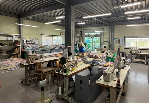 양평군 폐현수막 재활용 작업장