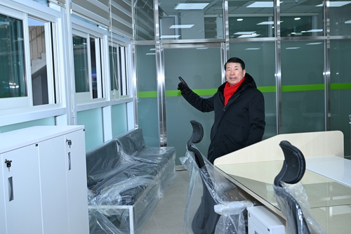 백경현 구리시장 23일 수택2동 행정복지센터 개청 전 최종 현장 점검