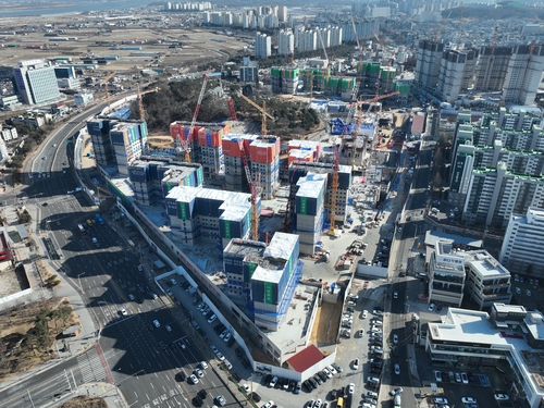 김포시 북변4구역 재개발사업 공사