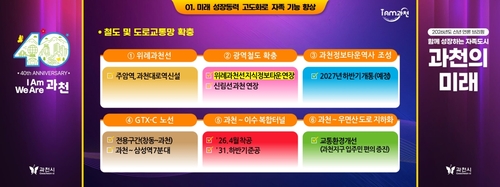 과천시 2026년 신년 언론 브리핑 발표 내용