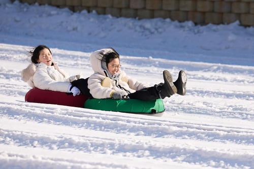 양주시 양주눈꽃축제 눈썰매장