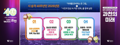 과천시 2026년 신년 언론 브리핑 발표 내용