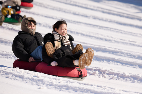 양주시 양주눈꽃축제 눈썰매장