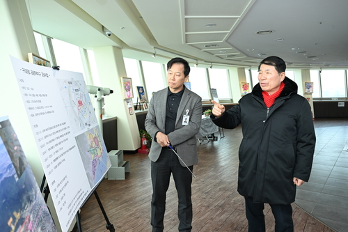 백경현 구리시장 26일 구리토평2 공공주택지구 조성 사업 현장 점검