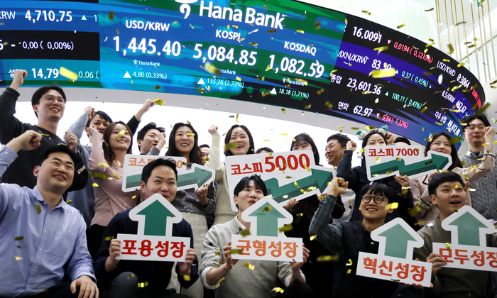 '오천피·천스닥' 시대 개막