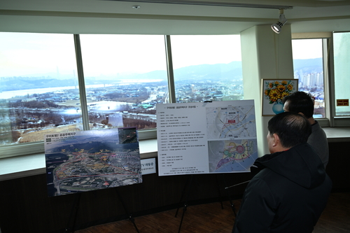 백경현 구리시장 26일 구리토평2 공공주택지구 조성 사업 현장 점검