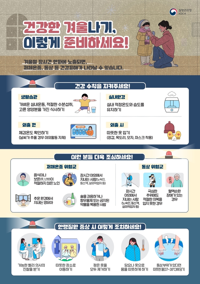 해남군, 한파를 막는 따뜻한 예방“부모님께 안부전화 하세요