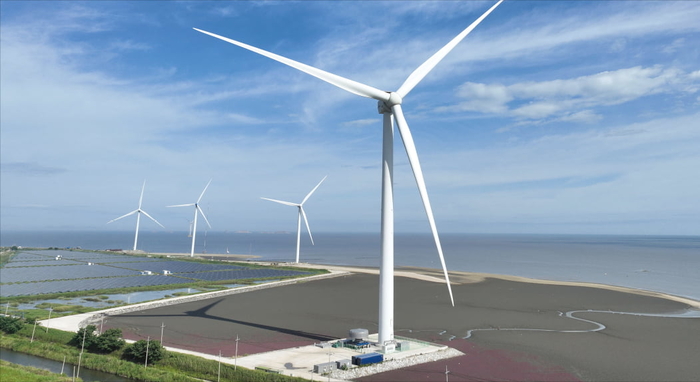 국제 인증기간 UL로부터 국내 최초로 형식인증을 취득한 두산에너빌리티 10MW 해상풍력발전기. 사진 = 두산에너빌리티.