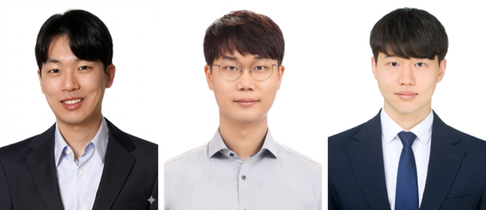 (왼쪽부터) 성균관대 김병훈 교수, 한양대 임희대 교수, 조현민 박사과정